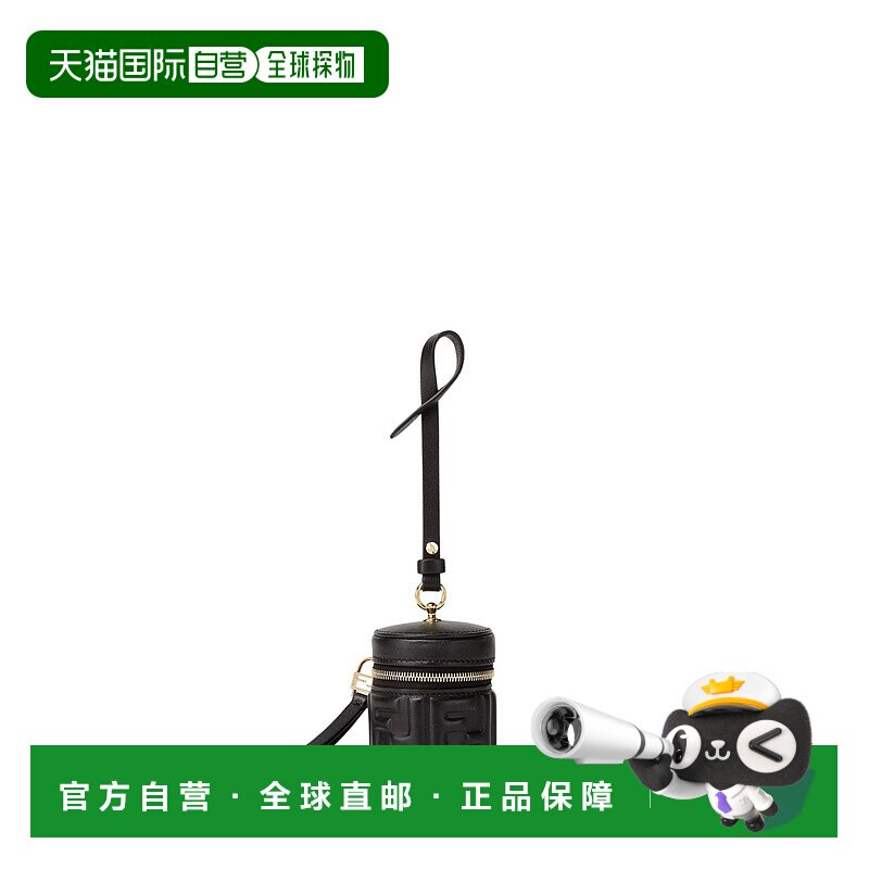 香港直邮FENDI 女士钥匙扣 8M0518AAJDF0KUR AW2025 黑色