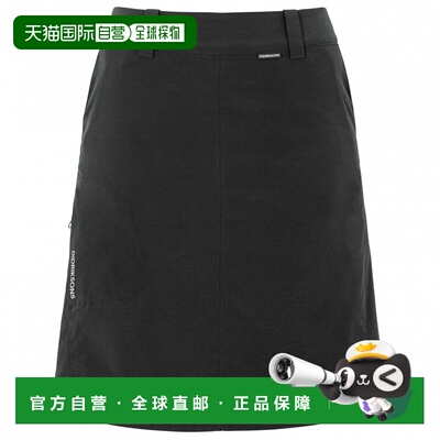 香港直邮DIDRIKSONS 女士半身裙 1130411BLACK CO 黑色a字裙