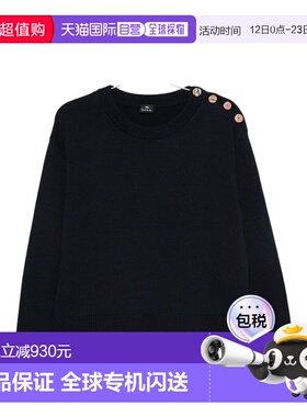 1h可退 香港直邮Paul Smith 女士 蓝色聚酯羊毛毛衣 W2R595NT3133