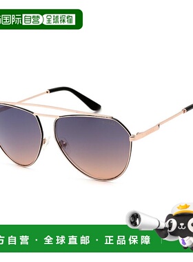 1h可退 【美国直邮】Guess|紫色渐变飞行员女士太阳镜 GU7783 28Z