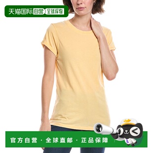 自营Recycled Karma Distressed T-Shirt - yellow 美国奥莱直发