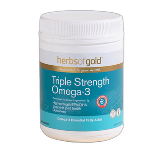 HerbsofGold和丽康3倍浓缩深海鱼油胶囊无腥味150粒大脑保健品