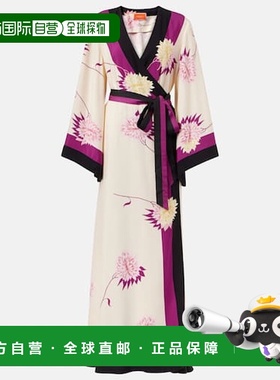 1h可退 香港直邮潮奢 La Doublej 女士 花朵缠绕式连衣裙