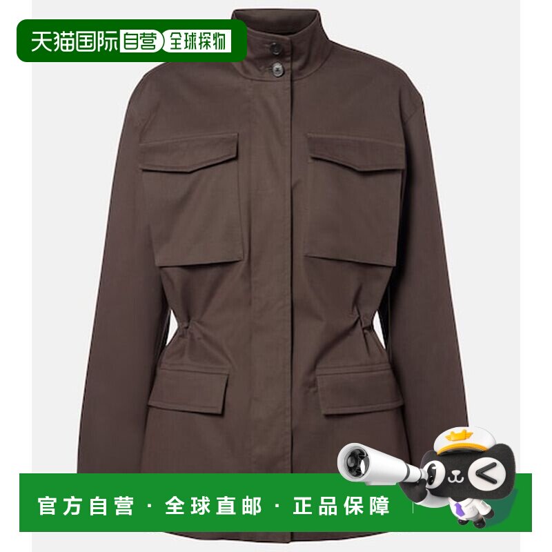1h可退 香港直邮The Row 女士 Floriane 棉质羊绒军装夹克