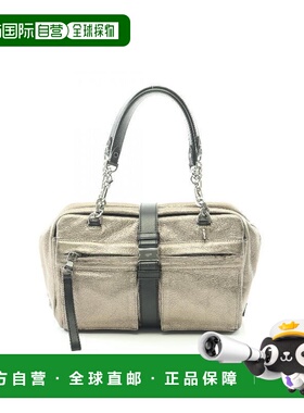 日本直邮中古Loewe罗意威女包B级9新Handbag手包牛皮手提包金色