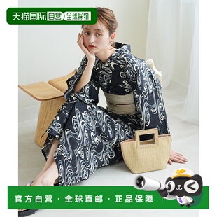 1h可退 日本直邮NicoAntique 女士大正浪漫复古浴衣3件套装(浴衣