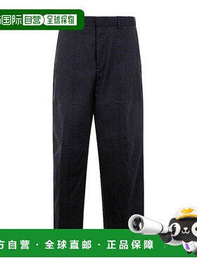 香港直邮JIL SANDER 男士休闲裤 J22KA0247J40171018羊毛直筒裤