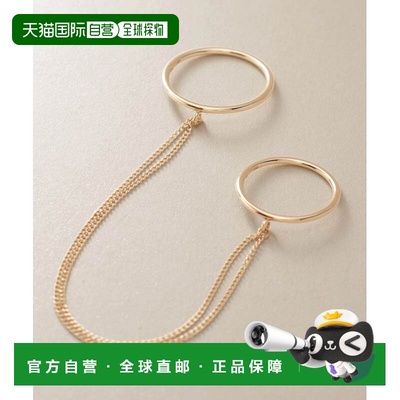 日潮跑腿COCOSHNIK K10 Kihei 链式双环戒指 405-66340新款