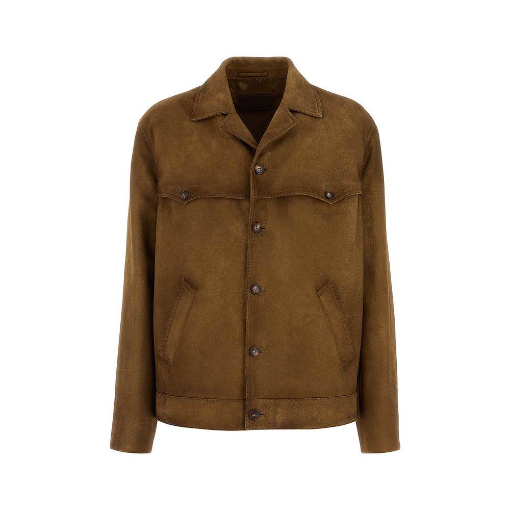 PRADA 男士夹克 UPW567SOOO1V97F0005 AW2025 棕色,男装,夹克,淘宝优惠券,粉丝福利购,淘宝优惠卷