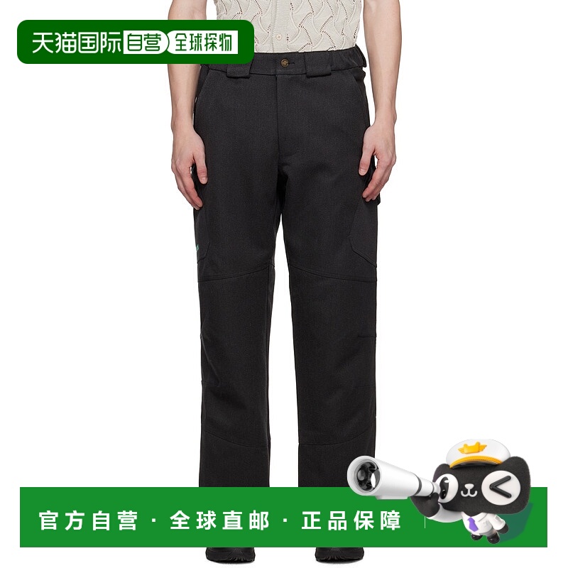 1h可退 香港直邮潮奢 Robyn Lynch 男士 灰色工装裤 AW23RLTRS04