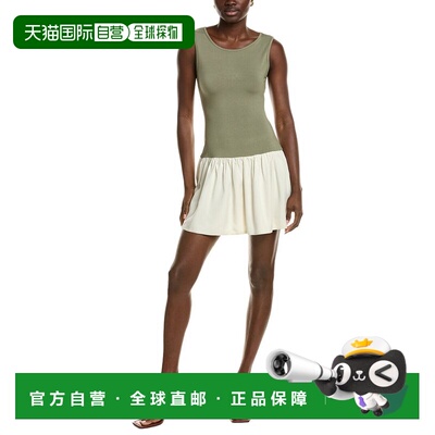 自营Chaser Lou Mini Dress - green 美国奥莱直发连衣裙吊带