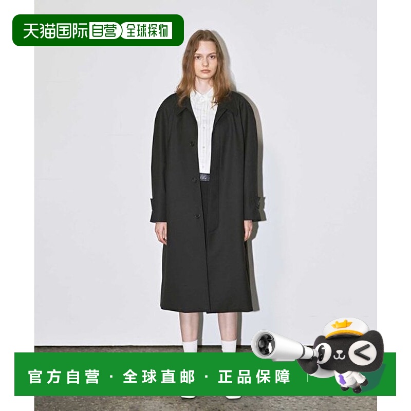 韩国直邮Dunst2023秋冬新品中性风经典女款大衣UDTR3C101BK羊毛