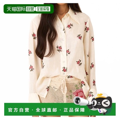 自营alix of bohemiaDana Little Rosebud Shirt In Ivory - ivor