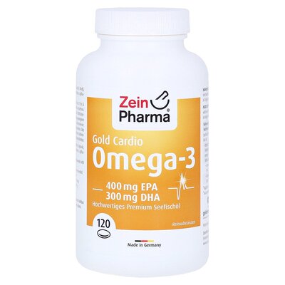 欧洲直邮德国彩恩ZeinPharma鱼油1000mgOmega3血脂心脑血管120粒