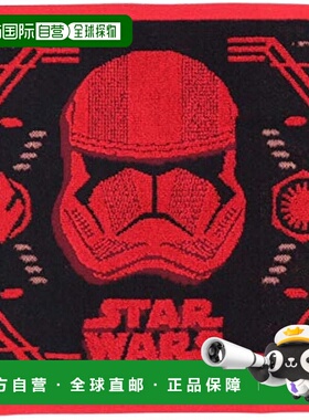 【日本直邮】丸真 星球大战第 9 集手巾 34 x 36 厘米 深红色 253
