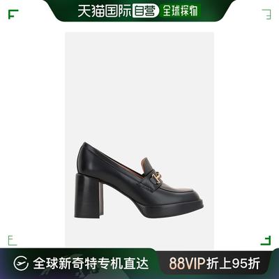 香港直邮潮奢 TOD'S 托德斯 女士 T-detailed 双绒毛皮质防水台浅