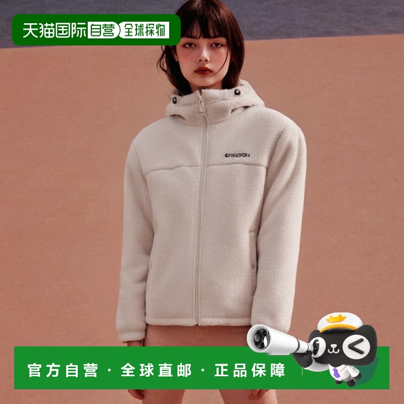 韩国直邮DISCOVERY探索鹅绒短款双面羽绒服女款米色DWDJ54016系列