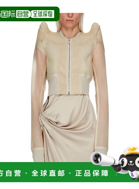 香港直邮Rick Owens 短款 TEC FLIGHT 透明皮夹克 RO01C5784LCT21