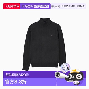 韩国直邮TOMMY HILFIGER 羊绒混纺圆领毛衣 T12F7KPO180MT2BDS