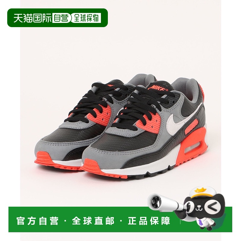 1h可退 日本直邮耐克 NIKE 男装 AIR MAX 90 PRM 皮革拼接休闲运