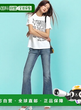 韩国直邮GOLDEN GOOSE 12 周年魔法徽标印花 T 恤 GWP00803 P0001