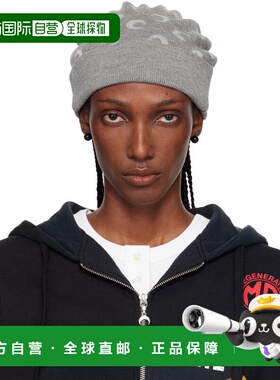 1h可退 香港直邮Marine Serre 女士 灰色 Moon Jacquard Knit 毛