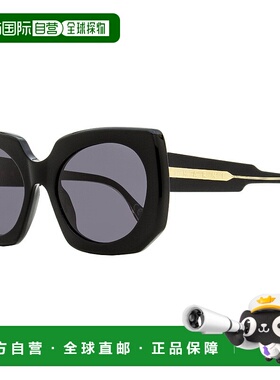 自营 Marni 女士方形太阳镜 Jellyfish Lake RYM 黑色 56 毫米 -