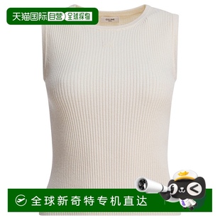 思琳 女士 香港直郵潮奢 圓領(lǐng)背心 RX03C861Z Celine 1h可退