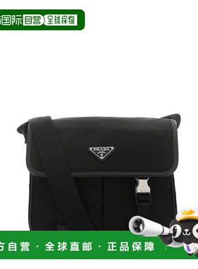 香港直邮PRADA 男士斜挎包 2VD769VXLO2DMHF0002 CO 黑色 Black R