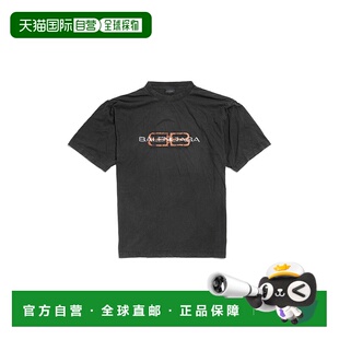香港直邮1h可退 Balenciaga 巴黎世家 男士 BB ICON STENCIL中号T