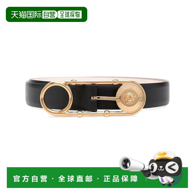 香港直邮VERSACE 女士腰带 1005786DV3T0981B00V SS2026 黑色