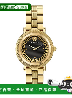 自营versaceGreca Flourish Bracelet Watch - gold/gold/black