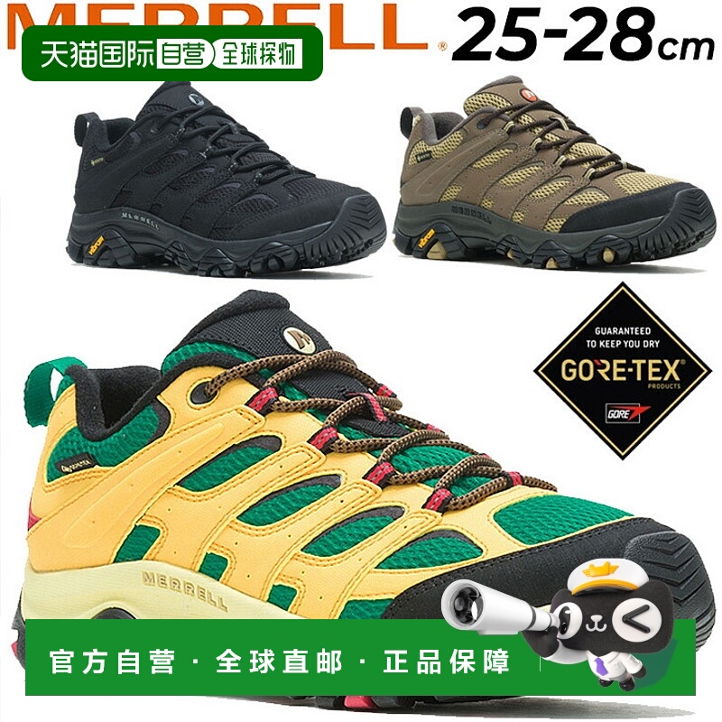 日本直邮MERRELL Moab 3 合成 GORE-TEX低帮鞋男士远足露营 MOAB