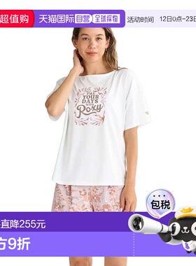 日本直邮ROXY 水着三件套含拉什T恤 ARTSY FLORAL 泳衣套装