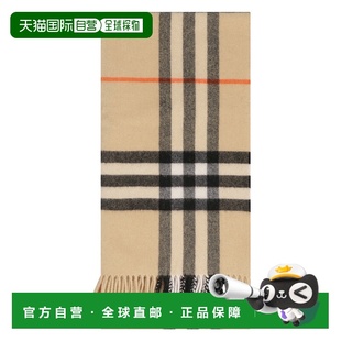 AW2025 香港直邮BURBERRY 8085931110106A2021 围巾 浅棕色 男士