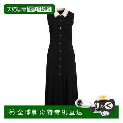 1h可退 香港直邮潮奢 Sandro 女士 高雅连衣裙 black黑色 舒适时