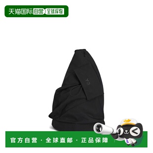 1h可退 香港直邮潮奢 Y-3 男士 UTL SLING 黑色单肩包 KD0214