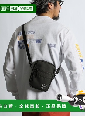 日本直邮DUFFER 男士 迷你斜挎包 黑标简约小号肩背包 167954 GMS