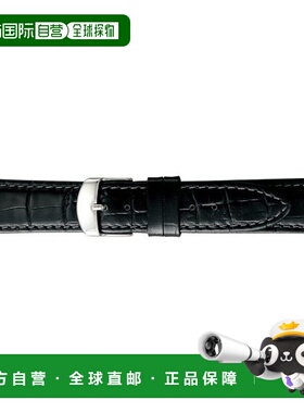 日本直邮BKME053AT BAMBI SCOTCHGARD 黑色压纹牛皮表带