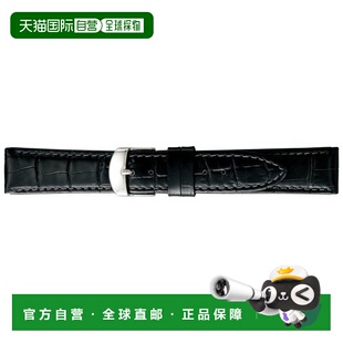 日本直邮BKME053AT BAMBI SCOTCHGARD 黑色压纹牛皮表带