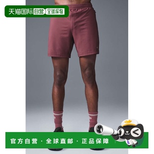 男款 纯色松紧运动网球休闲短裤 m6131rAthletic yoga 香港直邮alo