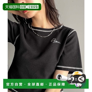 日本直邮Classical Elf PAEAN刺绣配色小T恤（短袖） [C04519EW01