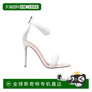 香港直郵Gianvito G6163515RICNAPBIAN 徽標(biāo)高跟涼鞋 Rossi