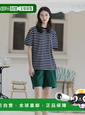 韩国直邮TOMMY HILFIGER 女士女装T恤T22E1TTO054WT10A6条纹