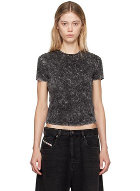 潮奢 Diesel 迪赛 女士 黑色 T-Mezzo T 恤 A152500BNDU