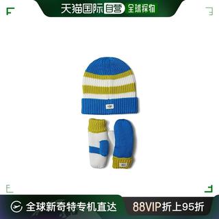 香港直邮潮奢 Ugg 女童Beanie 拼色套装连指手套(学步婴童/儿童)