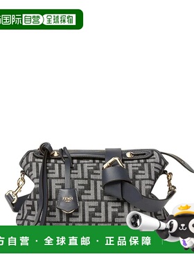 香港直邮FENDI 女士手提包 8BL155AUT415 AW2025 黑色 Fendi By T