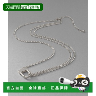 1h可退 日本直邮COCOSHNIK女士银色摇滚元素垂坠项链 76731313999