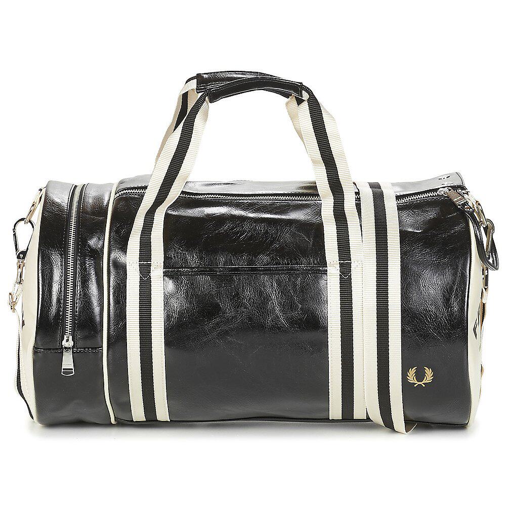 Fred Perry 男士 CLASSIC BARREL BAG 运动包 黑色
