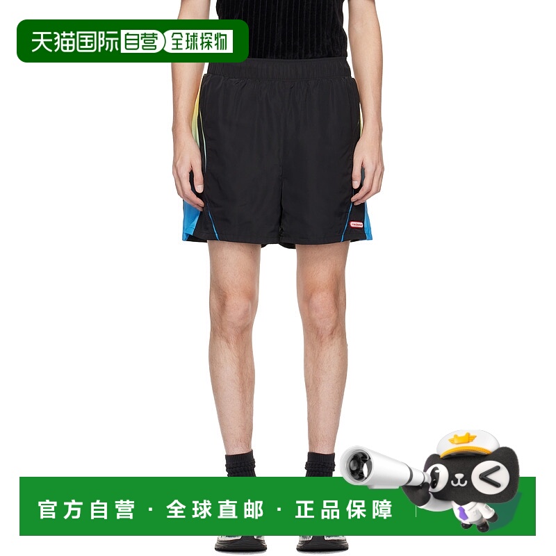 香港直邮Casablanca 男士 黑色 Gradient Football 短裤 MAW25TR3